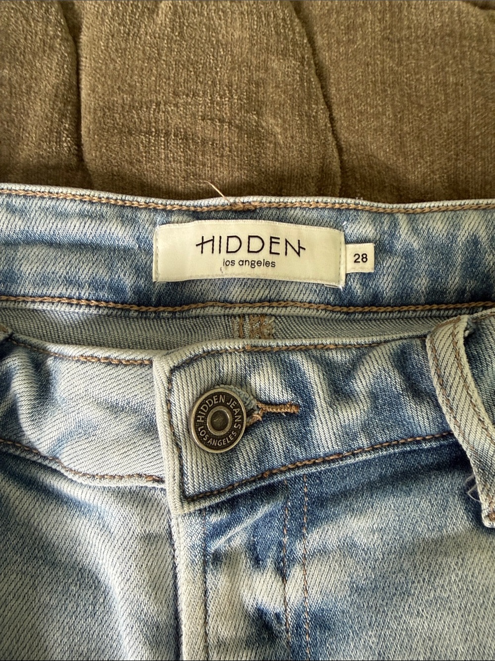 Hidden Los Angeles Light Blue Flare Jeans - Wide Leg